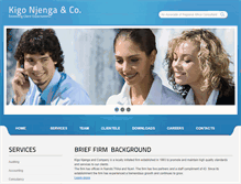 Tablet Screenshot of kigonjenga.co.ke